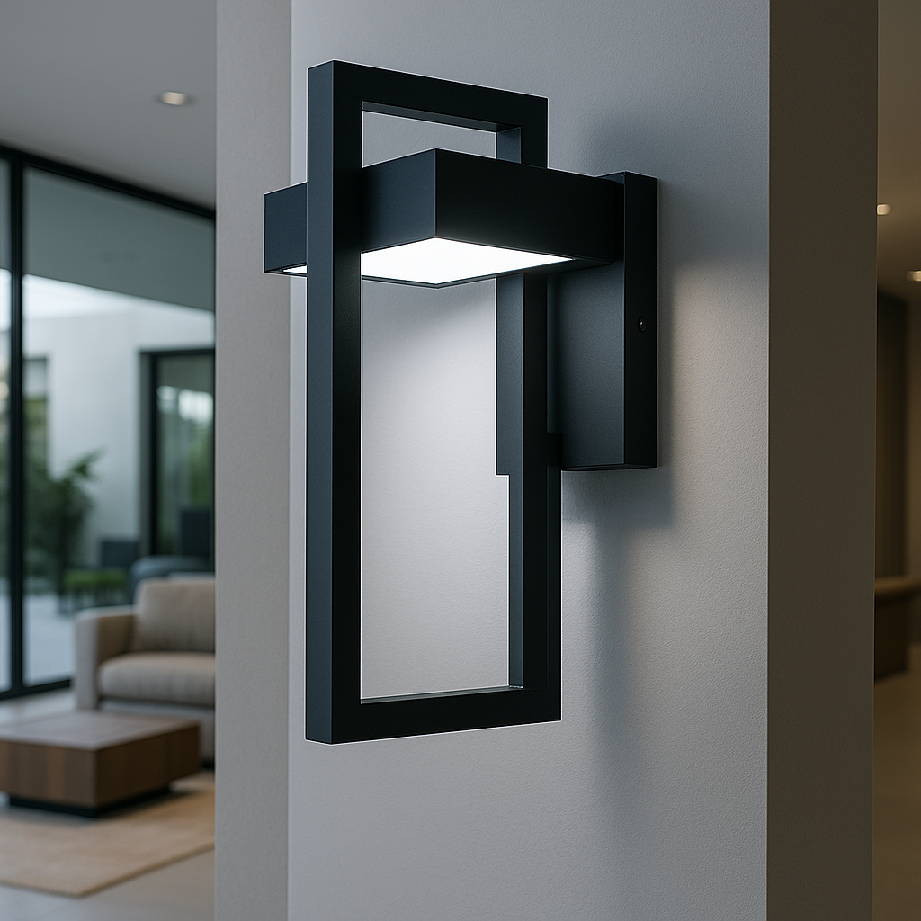 ARELIS Lampa zewnętrzna – nowoczesna lampa ścienna z jasnym oświetleniem LED do ogrodu i elewacji