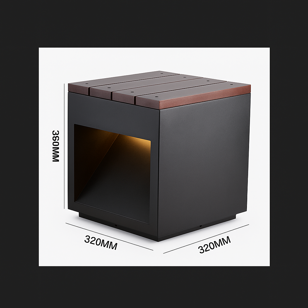 SpiraLux | Moderne Buitenlamp van RVS – LED – IP65 – 11–15W – AC 110–240V