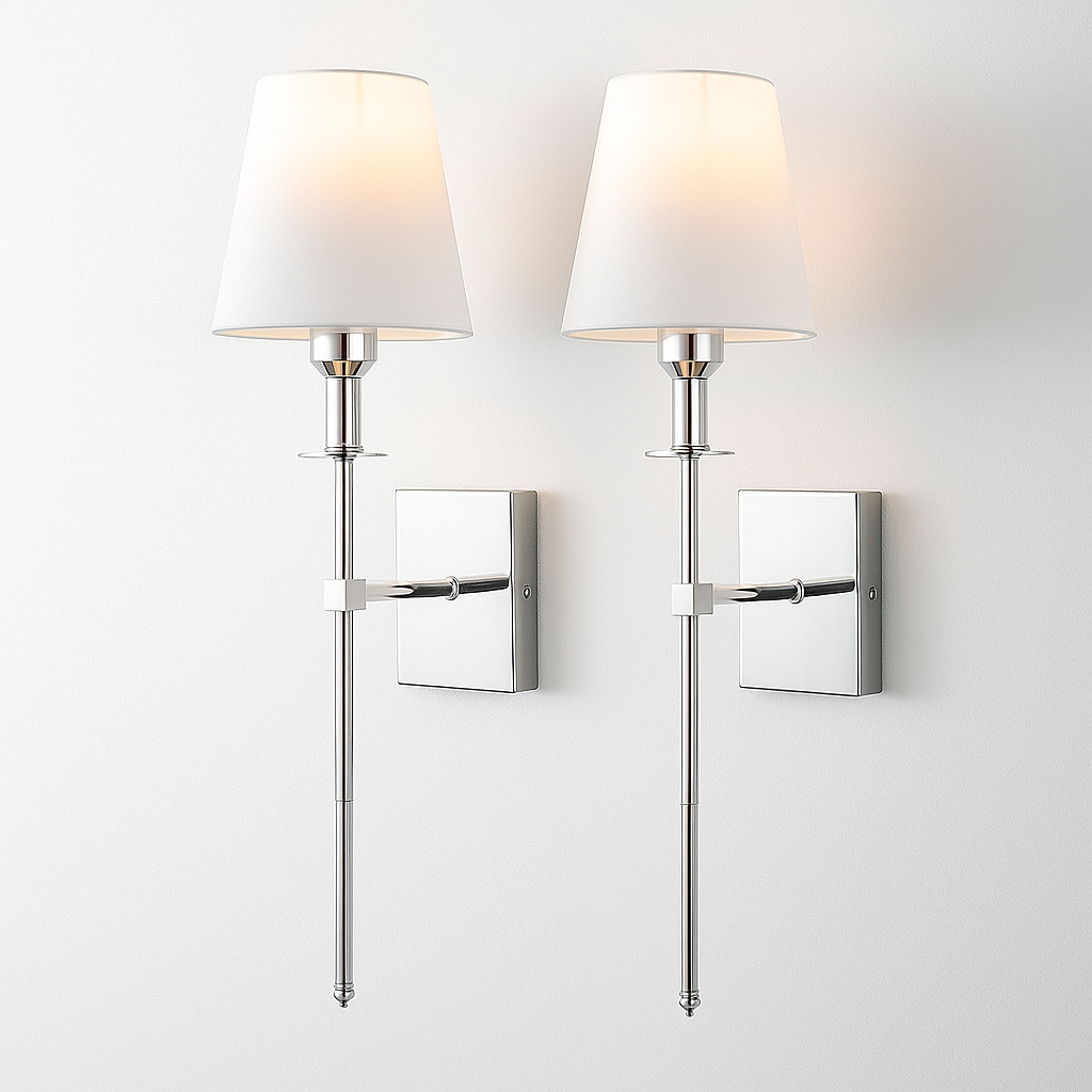 LumoWall Duo | Set van 2 Stijlvolle Wandlampen voor Binnen – Warm LED-licht