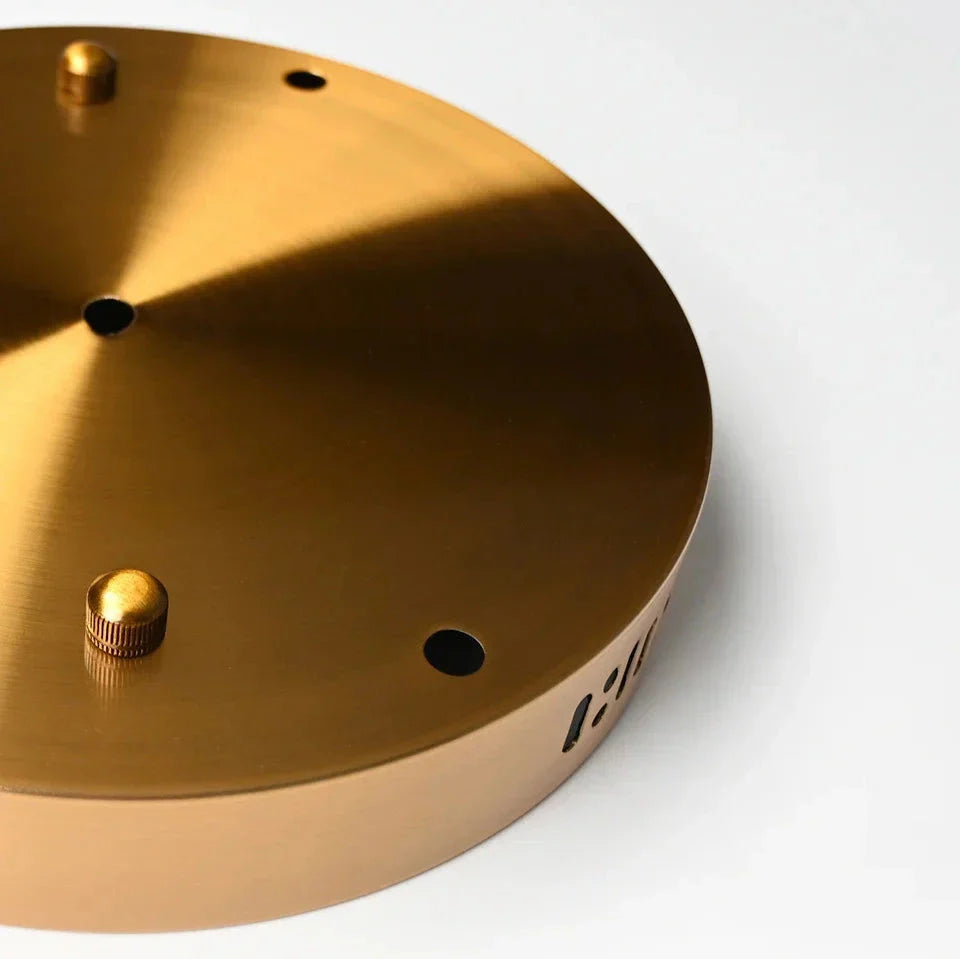 Nina - Lampa wisząca 5-szklana kryształowa sufitowa