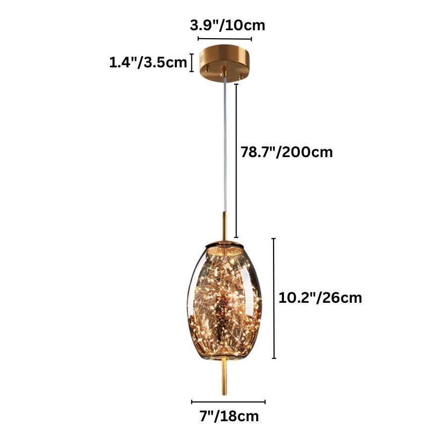 Wisząca lampa Twirl