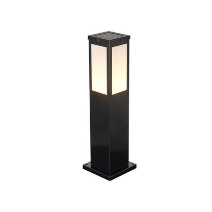 LUXORA Bolderlamp – Vierkante Buitenlamp met Warm LED Licht – IP65 Weerbestendig
