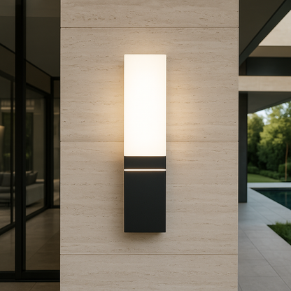 LUNERA Buiten Wandlamp | Warm Wit Licht | Weerbestendig Aluminium Design