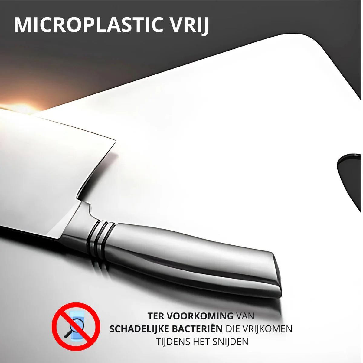 TitanPure | Hygiënisch Snijplank van 100% Zuiver Titanium