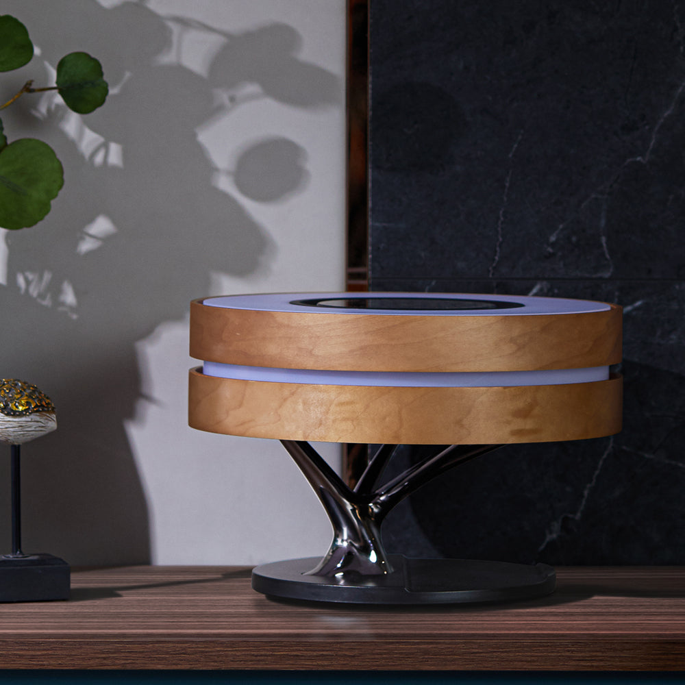 Veylix | Lampada da scrivania con altoparlante e caricatore wireless