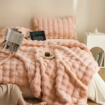 SnuggleSoft™ | Dubbelzijdige Fleece Deken voor Ultiem Comfort & Warmte