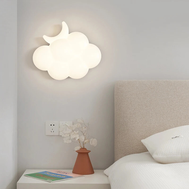 Cloudii - Moderne LED Wandlamp voor Kinderkamers en Slaapkamers