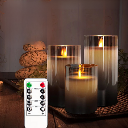 Candleset Lux - Zestaw migoczących świec LED do dekoracji