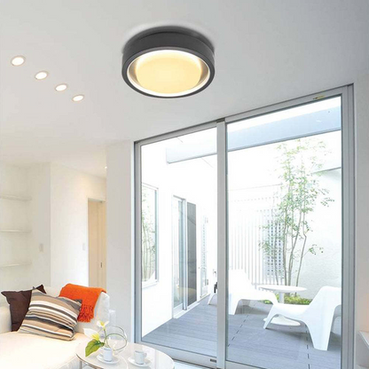 Zewnętrzna lampa ścienna/ sufitowa do zabudowy