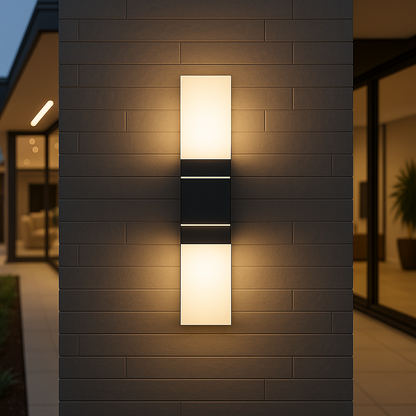 LUNERA Buiten Wandlamp | Warm Wit Licht | Weerbestendig Aluminium Design