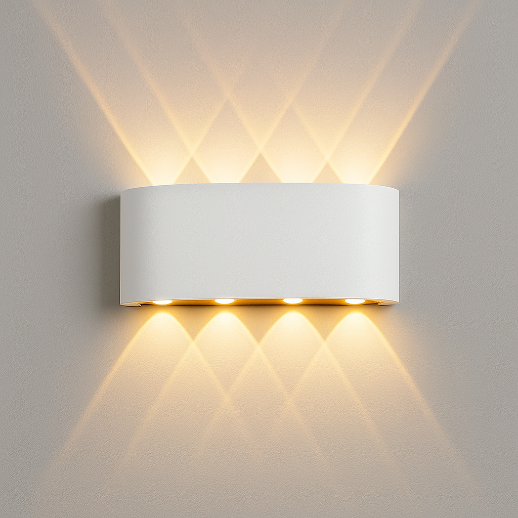 Rayzaar | Minimalistische LED Wandlamp met Op- & Neerlicht | IP65 Waterdicht voor Binnen & Buiten