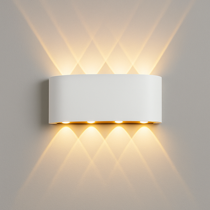 Rayzaar | Minimalistische LED Wandlamp met Op- & Neerlicht | IP65 Waterdicht voor Binnen & Buiten