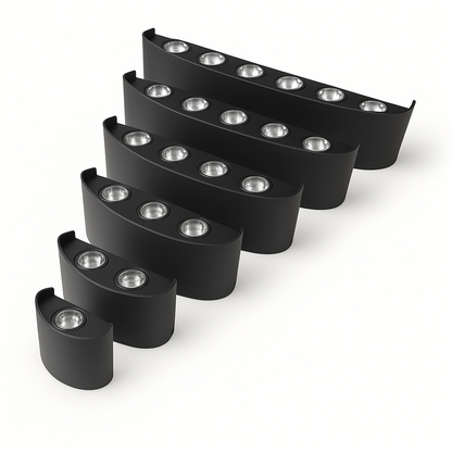 Rayzaar | Minimalistische LED Wandlamp met Op- & Neerlicht | IP65 Waterdicht voor Binnen & Buiten