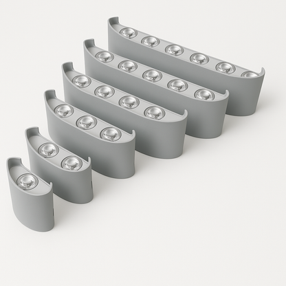 Rayzaar | Minimalistische LED Wandlamp met Op- & Neerlicht | IP65 Waterdicht voor Binnen & Buiten