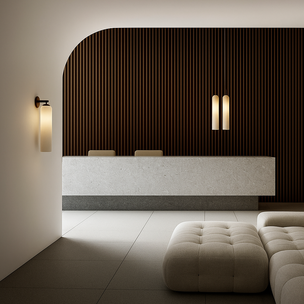 ArtNova – Elegante Glazen Wandlamp | Minimalistisch Design | Warm LED Licht | 25x15 cm