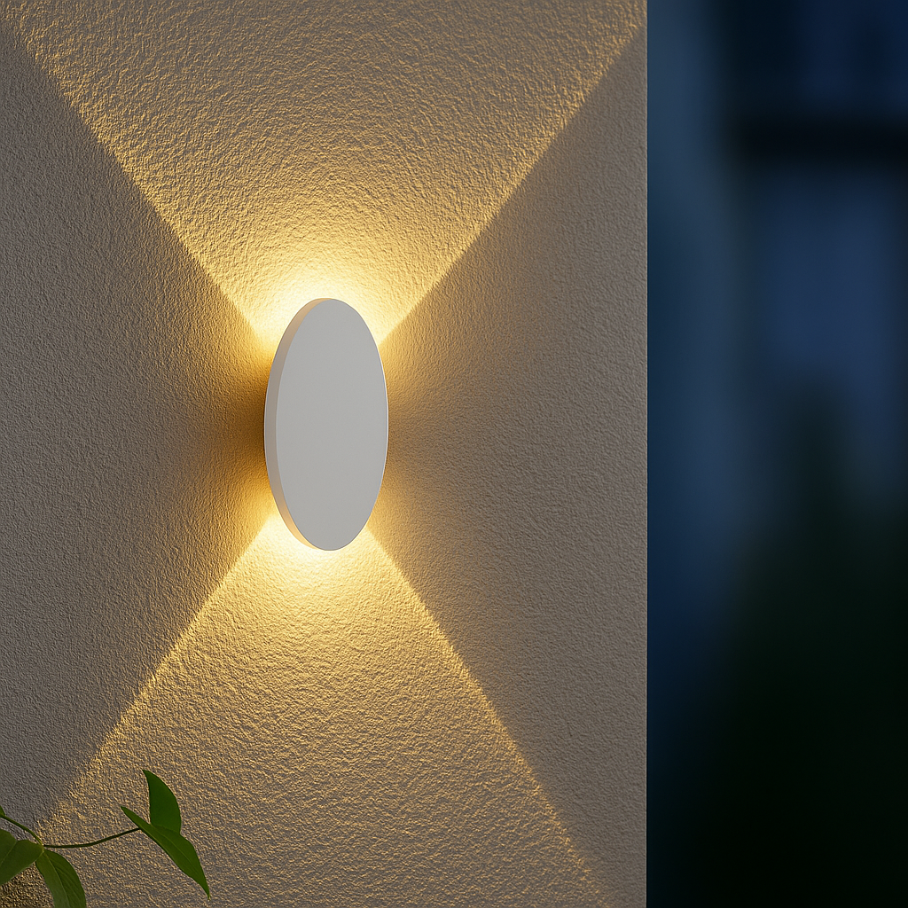 STRALO – LED Buiten Wandlamp | Ovaal of Rechthoek | IP65 | Warm Wit | 6W Geïntegreerde LED