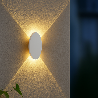 STRALO – LED Buiten Wandlamp | Ovaal of Rechthoek | IP65 | Warm Wit | 6W Geïntegreerde LED