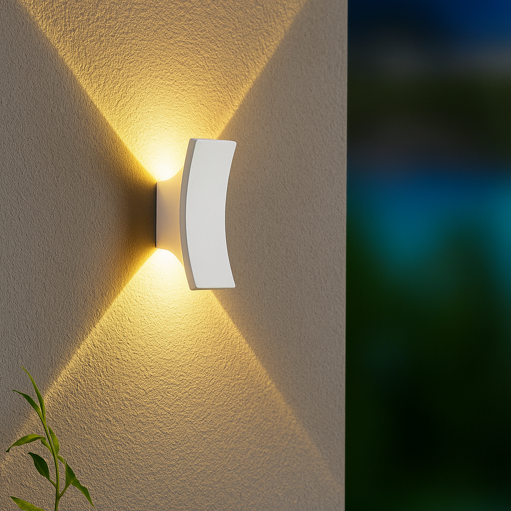 STRALO – LED Buiten Wandlamp | Ovaal of Rechthoek | IP65 | Warm Wit | 6W Geïntegreerde LED