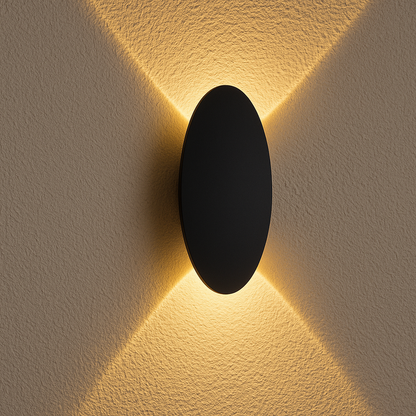 STRALO – LED Buiten Wandlamp | Ovaal of Rechthoek | IP65 | Warm Wit | 6W Geïntegreerde LED