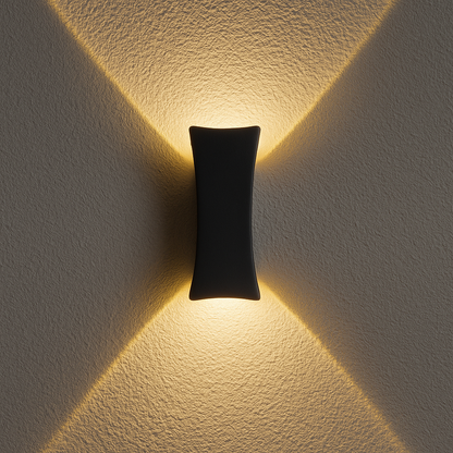 STRALO – LED Buiten Wandlamp | Ovaal of Rechthoek | IP65 | Warm Wit | 6W Geïntegreerde LED