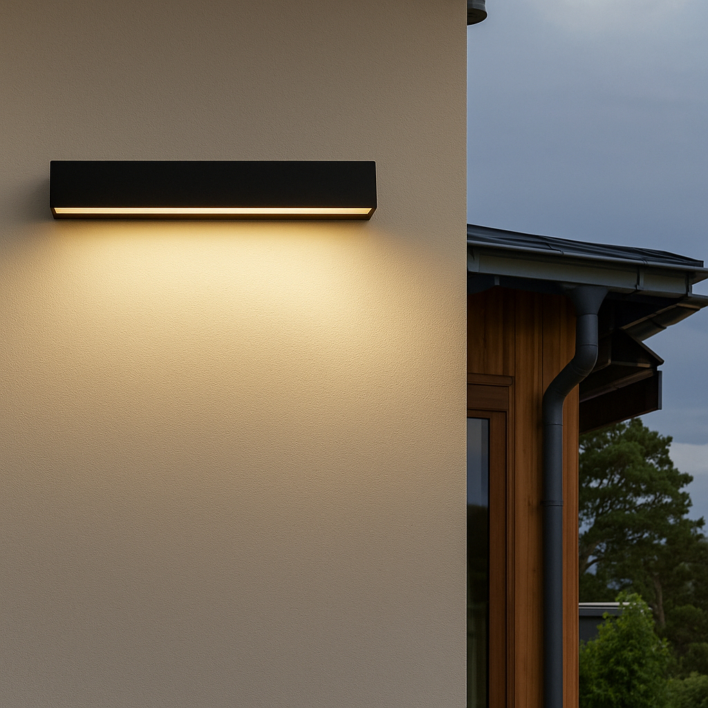 Lumistra | LED Wandlamp voor Binnen & Buiten – IP65 Waterdicht – Zwart/Wit – 20/30/50 cm – Warm/Natuurlijk/Koud Licht