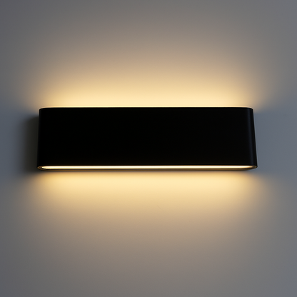 Sunzo | Wandlamp voor Binnen – Waterdicht Aluminium – Scandinavisch Design met Grijs Glas – Voor Gang, Slaapkamer & Hal