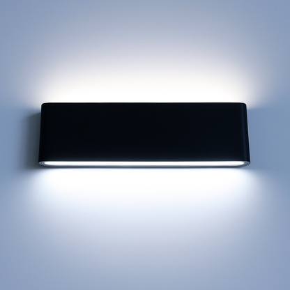 Sunzo | Wandlamp voor Binnen – Waterdicht Aluminium – Scandinavisch Design met Grijs Glas – Voor Gang, Slaapkamer & Hal