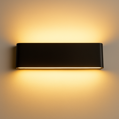 Sunzo | Wandlamp voor Binnen – Waterdicht Aluminium – Scandinavisch Design met Grijs Glas – Voor Gang, Slaapkamer & Hal