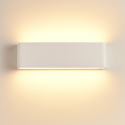 Sunzo | Wandlamp voor Binnen – Waterdicht Aluminium – Scandinavisch Design met Grijs Glas – Voor Gang, Slaapkamer & Hal