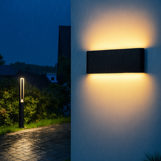 Sunzo | Wandlamp voor Binnen – Waterdicht Aluminium – Scandinavisch Design met Grijs Glas – Voor Gang, Slaapkamer & Hal