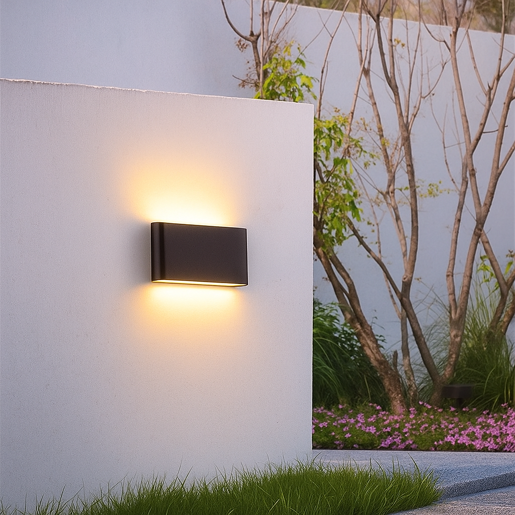 Sunzo | Wandlamp voor Binnen – Waterdicht Aluminium – Scandinavisch Design met Grijs Glas – Voor Gang, Slaapkamer & Hal