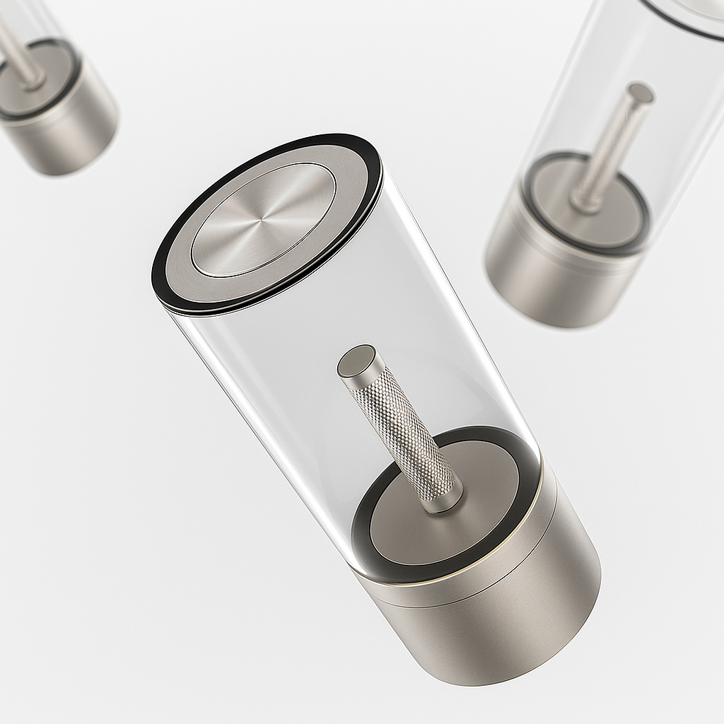 GlowLume | LED Tafellamp met Kaarslichteffect – Dimbaar & Oplaadbaar – Aluminium Design – 12u Gebruik – Binnen & Buiten