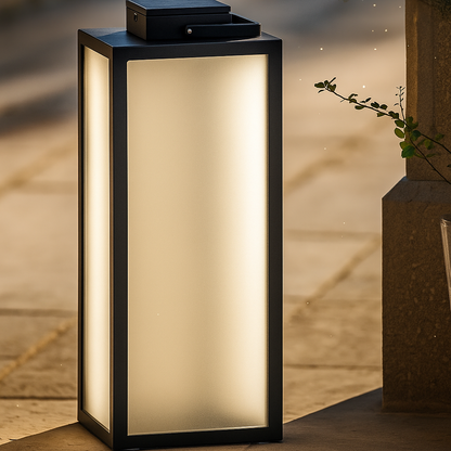 LeviLux | Solar of Elektrische Tuinlamp – RVS LED Buitenverlichting – Roestvrij & Waterdicht – Staande Lamp voor Tuin & Oprit