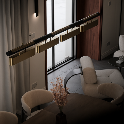 LineaBalanza – Lampadario dal design moderno con illuminazione LED simmetrica