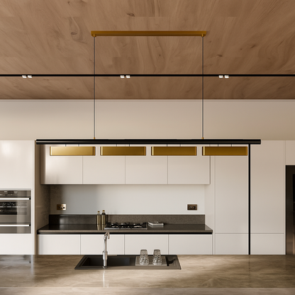 LineaBalanza – Lampadario dal design moderno con illuminazione LED simmetrica