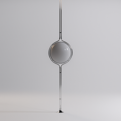 ZuruLume – Design Staande Plafondlamp – Verstelbare Hoogte – Acryl & Metaal – Moderne Sfeerverlichting