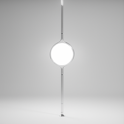 ZuruLume – Design Staande Plafondlamp – Verstelbare Hoogte – Acryl & Metaal – Moderne Sfeerverlichting