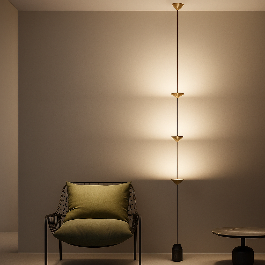 Keilana – Minimalistische Vloer-tot-Plafondlamp