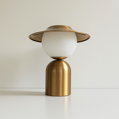 Moctal Lampada da Tavolo | Design Minimalista con Illuminazione LED per Camera da Letto o Soggiorno