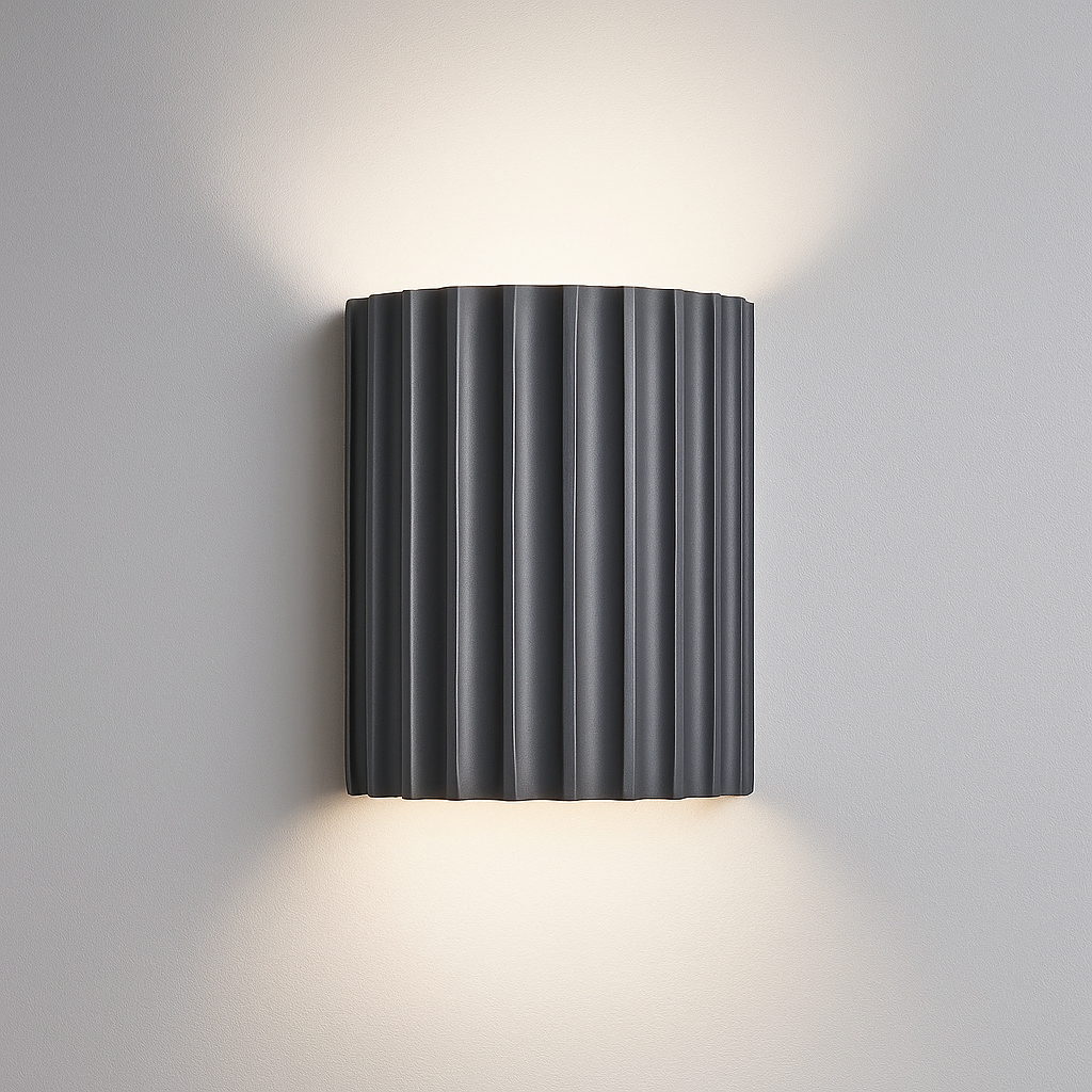 ArtiGlow Wandlamp | Moderne Kunsthars Wandverlichting met LED – 14 x 8 x 16,5 cm