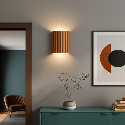 ArtiGlow Wandlamp | Moderne Kunsthars Wandverlichting met LED – 14 x 8 x 16,5 cm