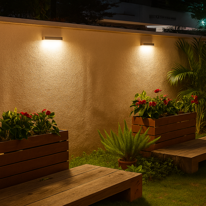 Zyro | Villa Wandlamp op zonne-energie