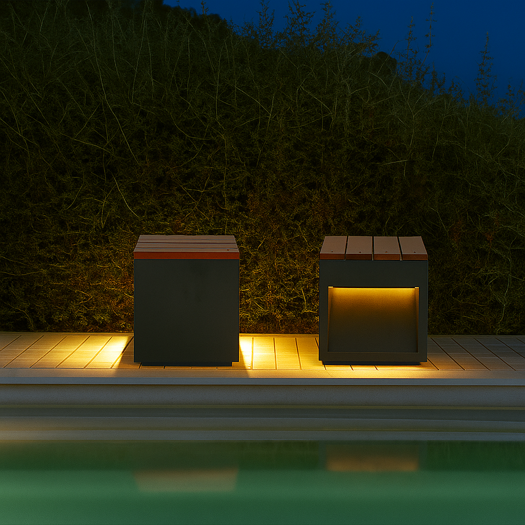 SpiraLux | Lampada da Esterno Moderna in Acciaio Inossidabile – LED – IP65 – 11–15W – AC 110–240V