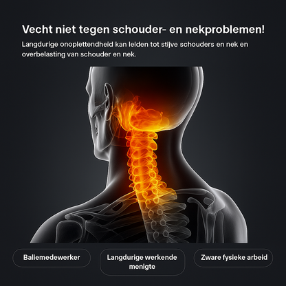 NeckAlign Pro | Orthopedisch & Ergonomisch Hoofdkussen – Met Massagewerking – Soja Vezel – Ademend & Drukverlagend