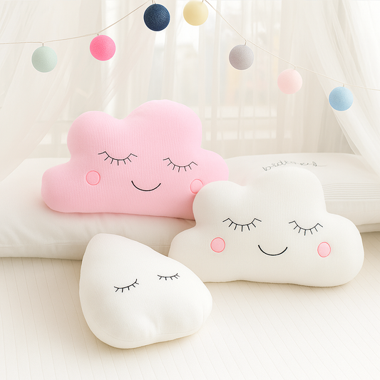 Laziv | Zacht Pluche Kussen – Wolk, Ster, Maan of Druppel