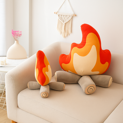 Mirox | Vuurkussen van Pluche – Zacht & Sfeervol – 2 Maten