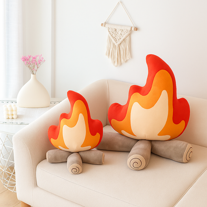 Mirox | Vuurkussen van Pluche – Zacht & Sfeervol – 2 Maten