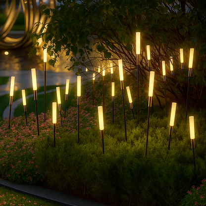 SolarReed – Lampada da Esterno a Forma di Canna Alimentata a Energia Solare
