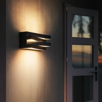 Lampada Ziggy Zag – Lampada da Esterno Moderna IP65 | LED | Nero o Bianco | 2 Formati