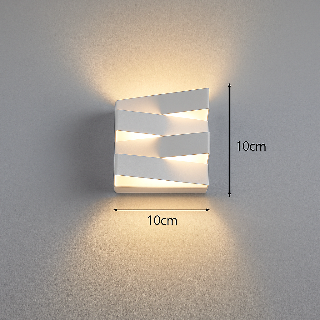 Lampada Ziggy Zag – Lampada da Esterno Moderna IP65 | LED | Nero o Bianco | 2 Formati